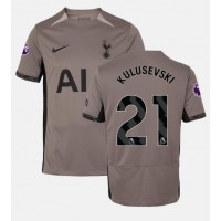 Tottenham Hotspur Dejan Kulusevski #21 Tredjeställ 2023-24 Kortärmad
